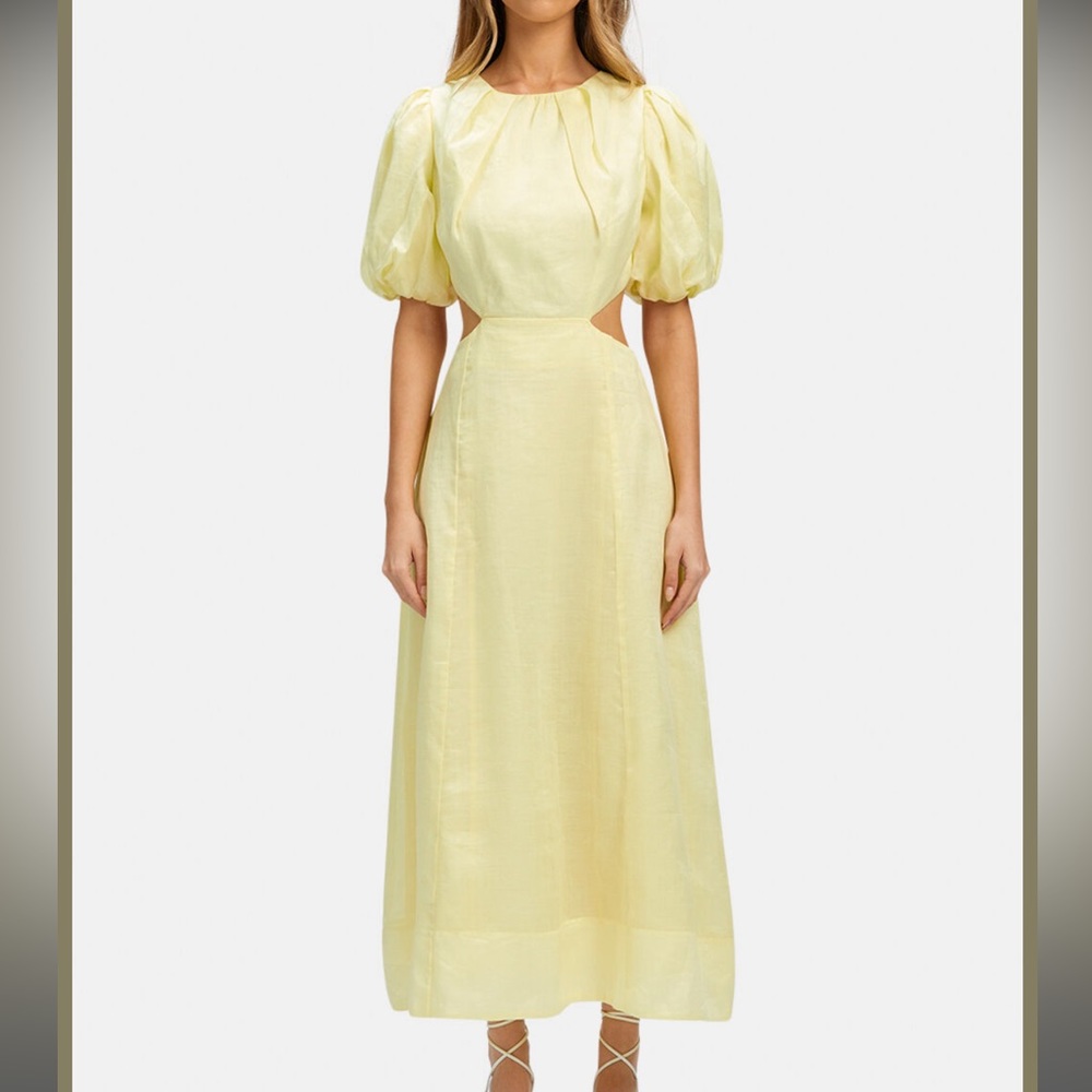 Bardot Malina midi dress in sunshine - Picture 3 of 6